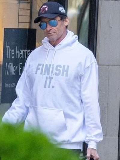 Shop Hugh Jackman Finish It Hoodie