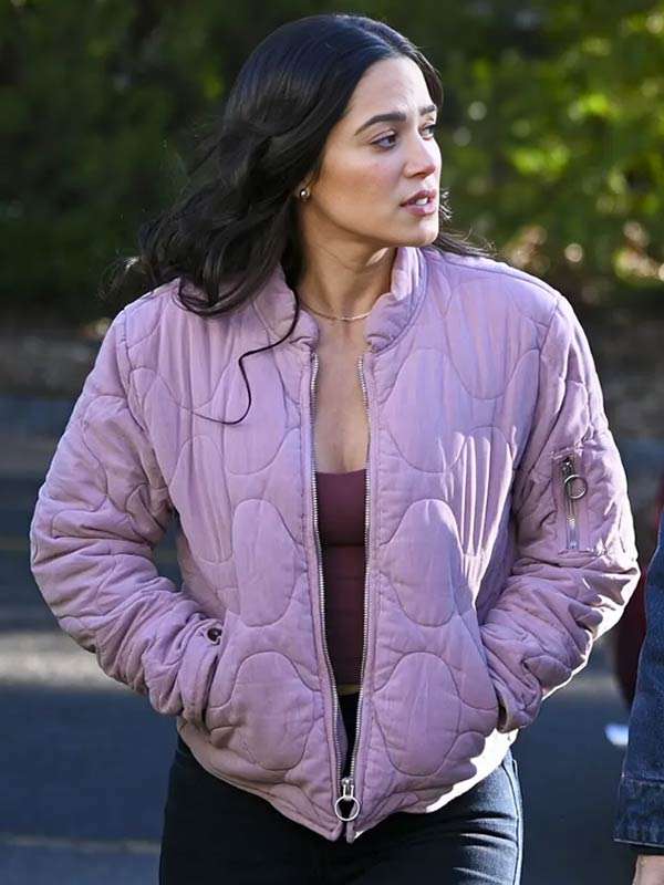 Fire Country 2025 Stephanie Arcila Purple Quilted Jacket