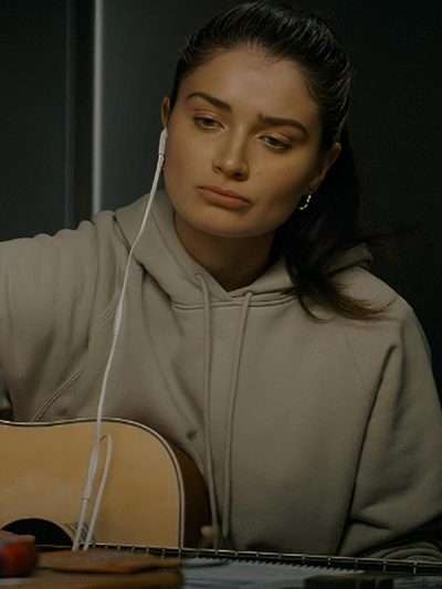 Eve Hewson Flora and Son Gray Hoodie