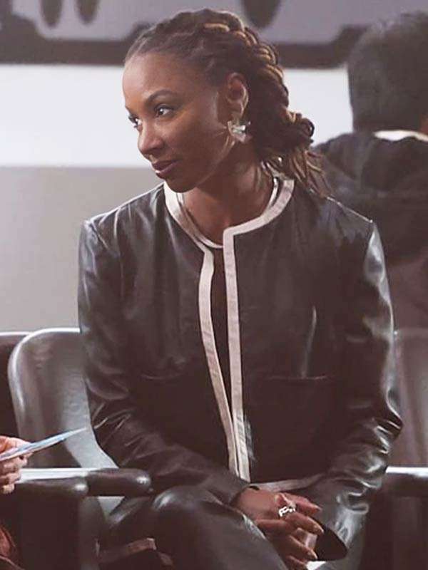 Found S02 Shanola Hampton Black Jacket