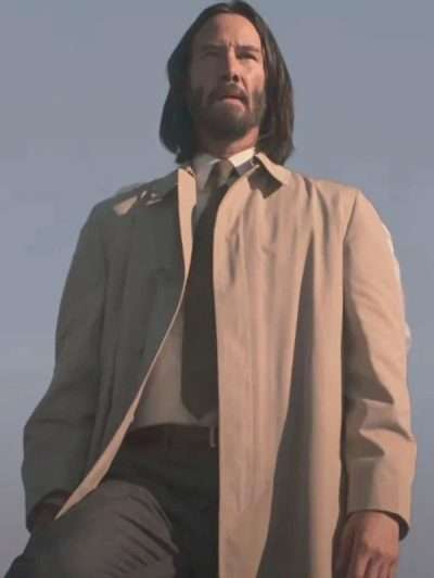 Keanu Reeves Good Fortune 2025 Coat