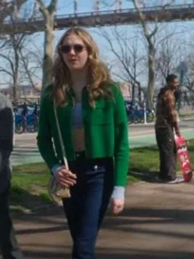 Shop Cece Brewer Goosebumps S02 Green Jacket