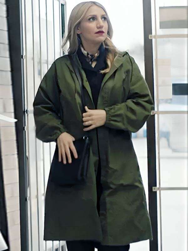 Happy Face S01 Annaleigh Ashford Green Coat