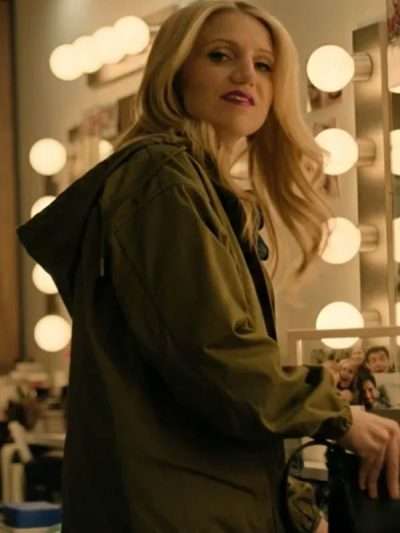 Annaleigh Ashford Green Hooded Coat