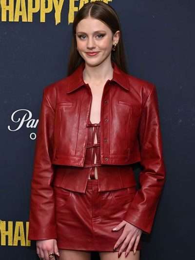 TV Series Happy Face Event Khiyla Aynne Red Jacket