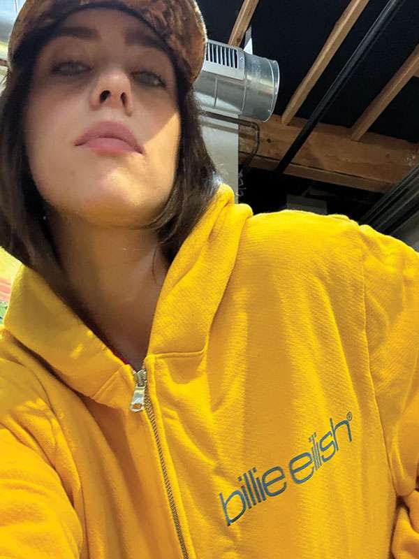 Buy Billie Eilish Yellow Hoodie