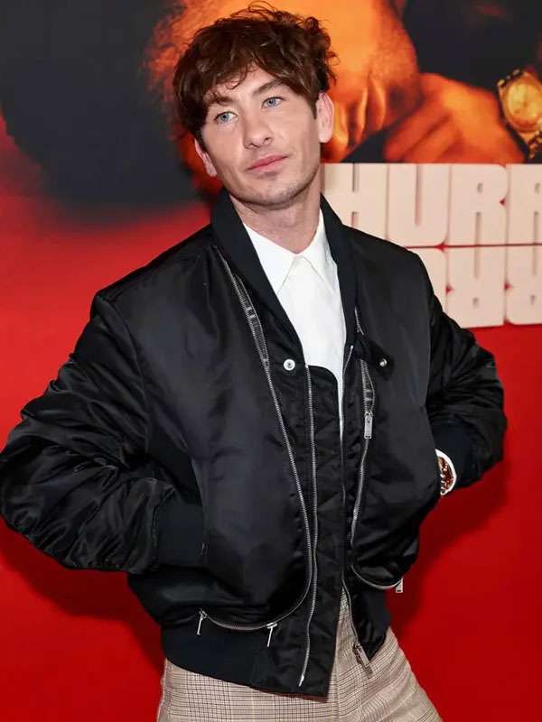Hurry Up Tomorrow 2025 Barry Keoghan Black Jacket