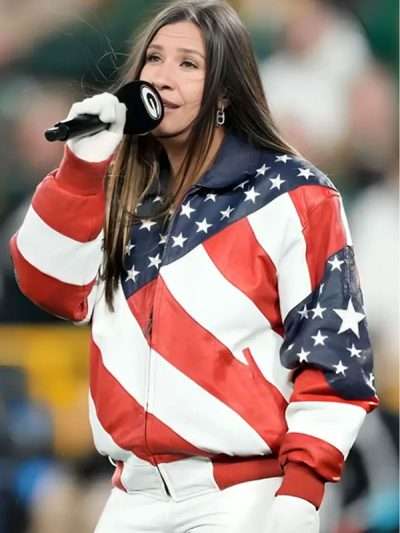 Jessie G American Flag Jacket