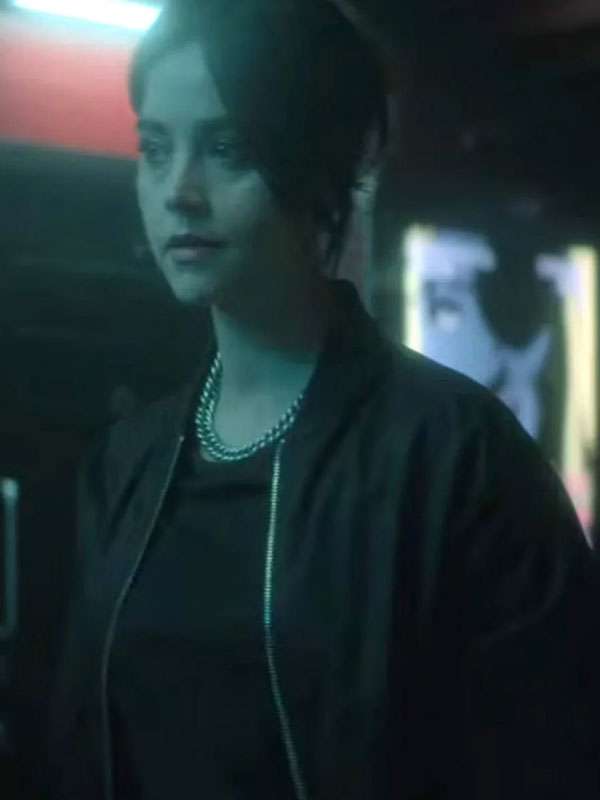 Johanna Constantine The Sandman Black Bomber Jacket