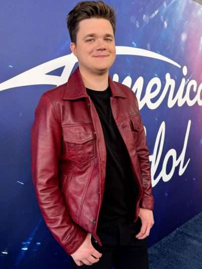 Josh King American Idol S23 Trucker Leather Jacket