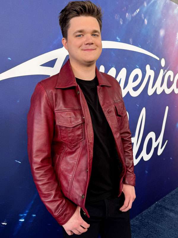 Josh King American Idol S23 Trucker Leather Jacket