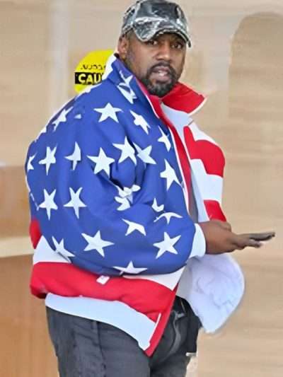 Kanye West American Flag Bomber Jacket