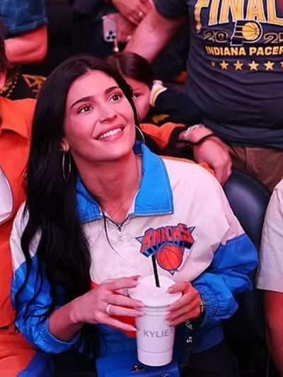 New York Knicks Game Kylie Jenner Jacket