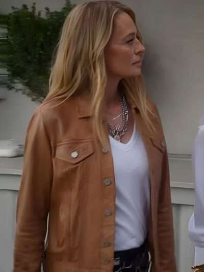 Tara Cole Leverage Redemption S03 Brown Jacket
