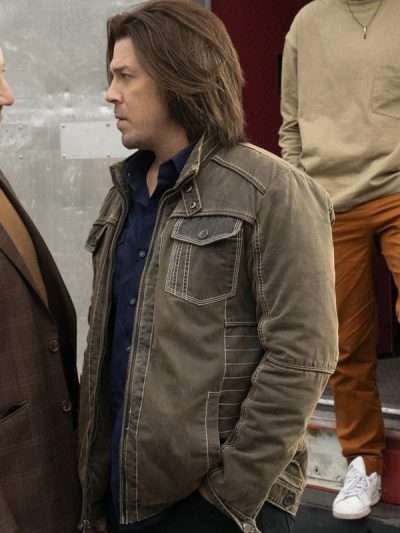 Leverage Redemption S01 Eliot Spencer Grey Cotton Jacket