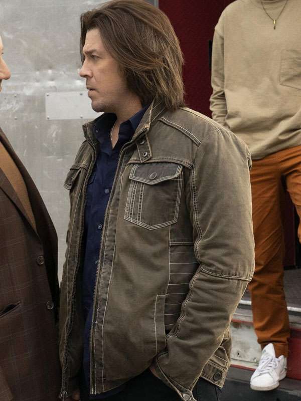 Leverage Redemption S01 Eliot Spencer Grey Cotton Jacket