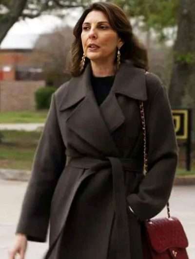 TV Series Leverage Redemption Gina Bellman Black Wool Coat
