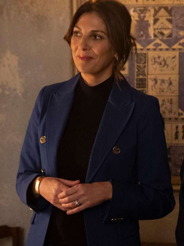 Shop Sophie Devereaux Leverage Redemption Blue Blazer
