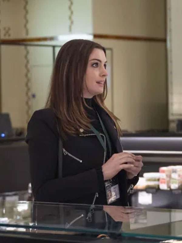 Locked Down Anne Hathaway Black Jacket