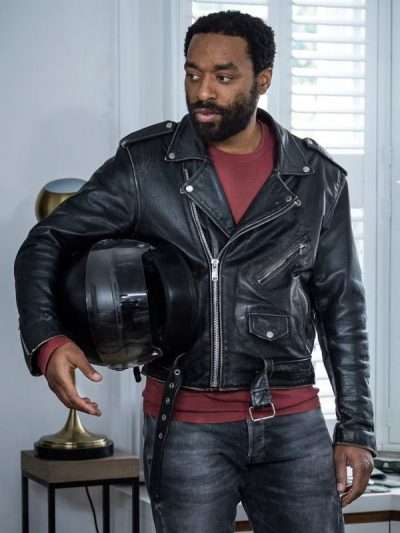 Buy Chiwetel Ejiofor Locked Down Black Leather Jacket