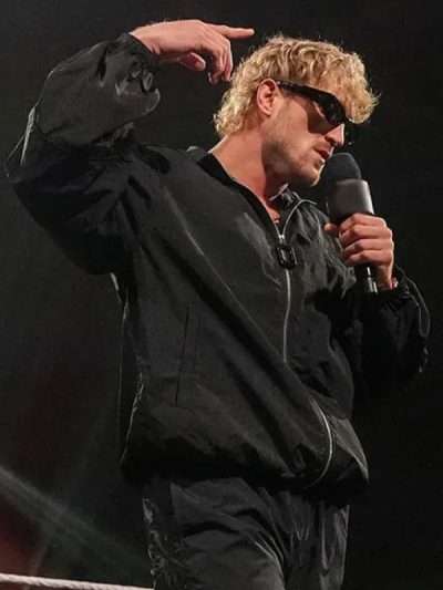 Logan Paul Black Track Jacket
