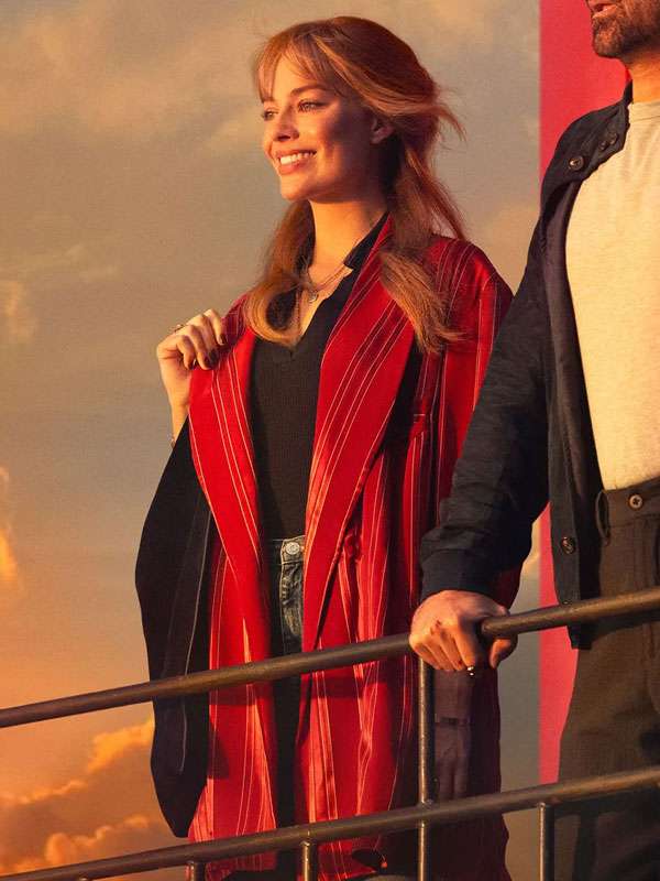 Buy Margot Robbie A Big Bold Beautiful Journey 2025 Red Coat