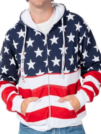 Shop Unisex US Flage Hoodie