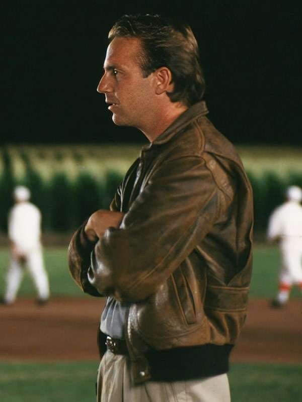 Field of Dreams Ray Kinsella Brown Bomber Jacket