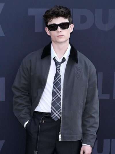 Netflix Tudum 2025 Ashby Gentry Grey Cotton Jacket