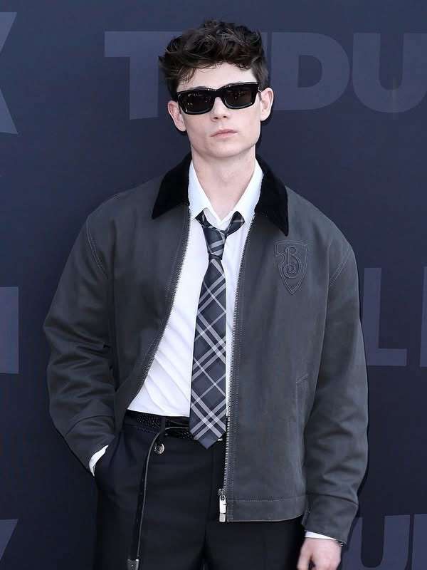 Netflix Tudum 2025 Ashby Gentry Grey Cotton Jacket
