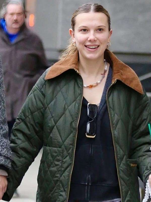 Millie Bobby Brown Quilted Jacket