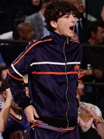 Timothee Chalamet New York Knicks Track Jacket