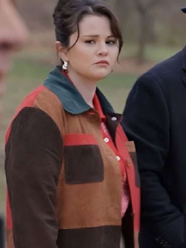 Only Murders in the Building 2024 Selena Gomez Colorblock Coat