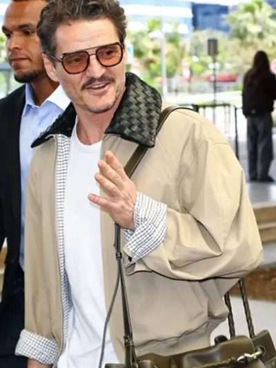 Cannes Film Festival 2025 Pedro Pascal Beige Cotton Jacket