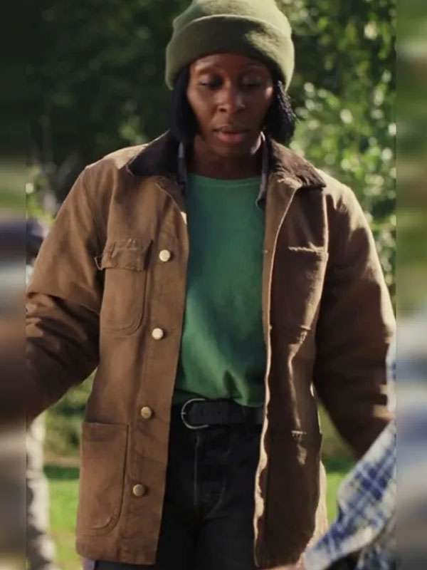 Buy Cynthia Erivo Poker Face S02 Brown Jacket