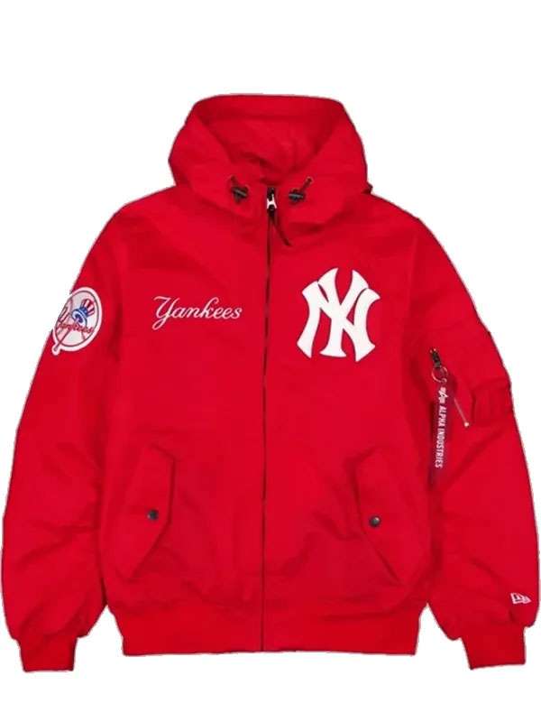 Spike Lee Yankees Red Bomber Jacket