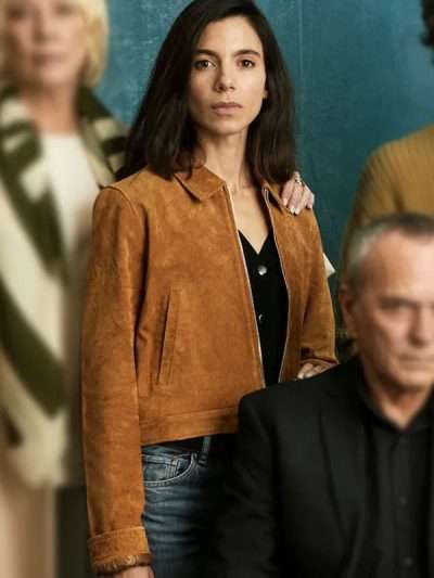 Guadalupe Seligman Rotten Legacy Brown Leather Jacket