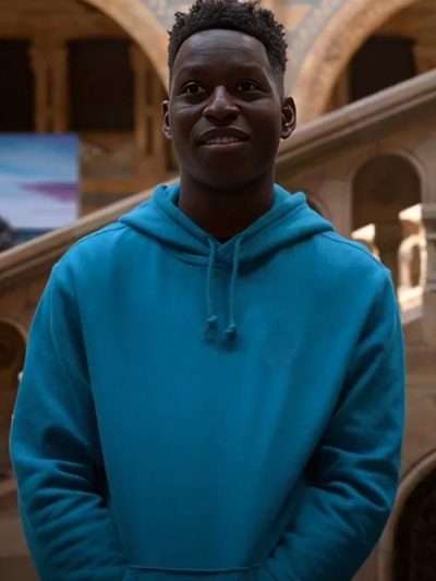 TV Series Ted Lasso Sam Obisanya Blue Hoodie
