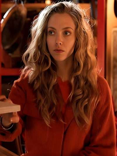 Amanda Seyfried Seven Veils Jeanine Red Wool Jacket