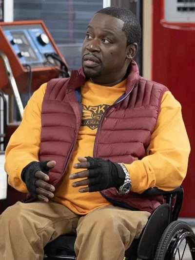 Shifting Gears 2025 Daryl Chill Mitchell Maroon Puffer Vest