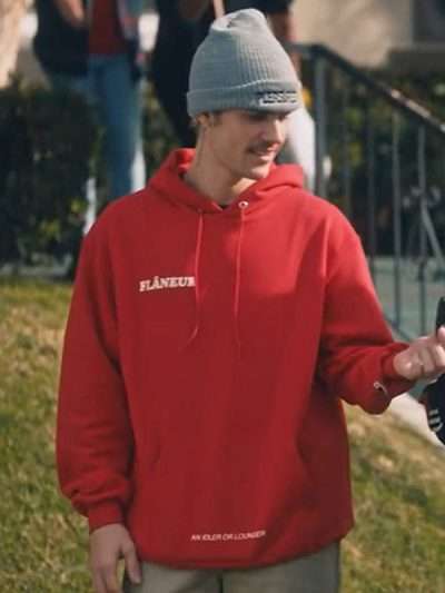 Song Intentions Justin Bieber Red Hoodie