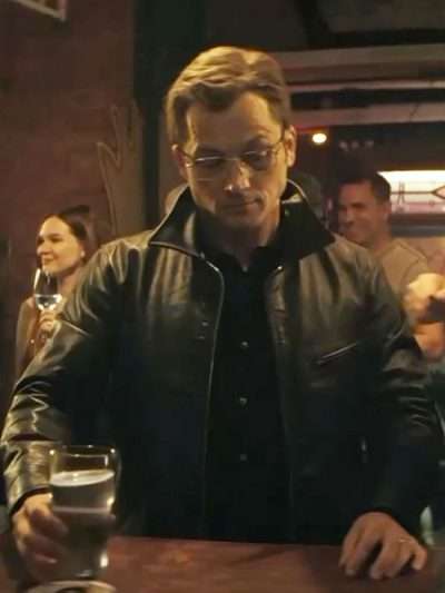 Buy Smoke Dave Gudsen Black Leather Jacket