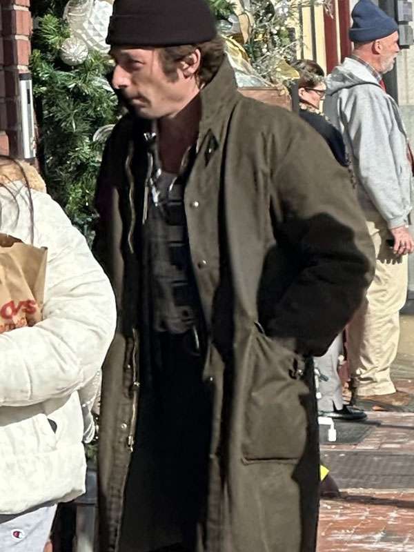 Shop Jeremy Allen White Deliver Me from Nowhere Green Coat