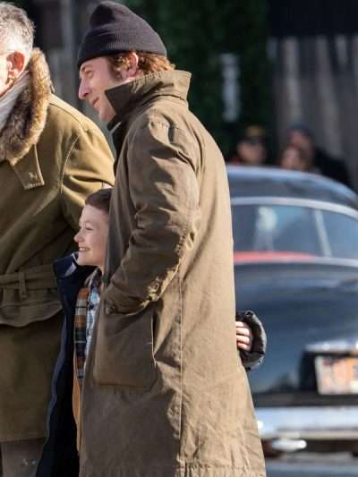 Shop Jeremy Allen White Deliver Me from Nowhere Green Cotton Coat