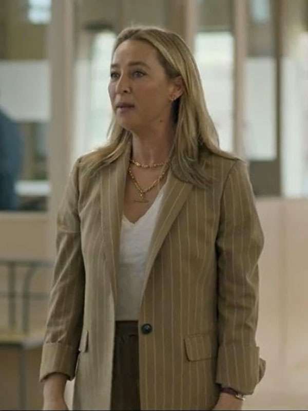 Buy TV Series Strife 2023 Asher Keddie Beige Blazer