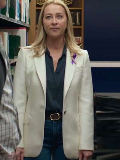 Buy Asher Keddie Strife S02 White Blazer