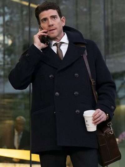 Buy Bryan Greenberg Suits LA Black Peacoat