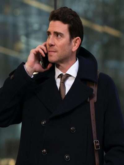 Shop Suits LA 2025 Bryan Greenberg Black Peacoat