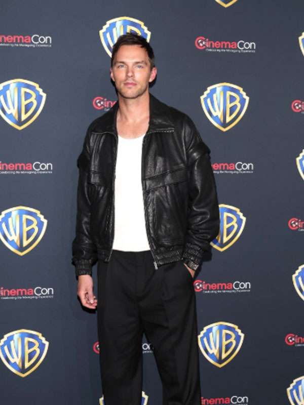 Superman 2025 Premiere Nicholas Hoult Leather Jacket