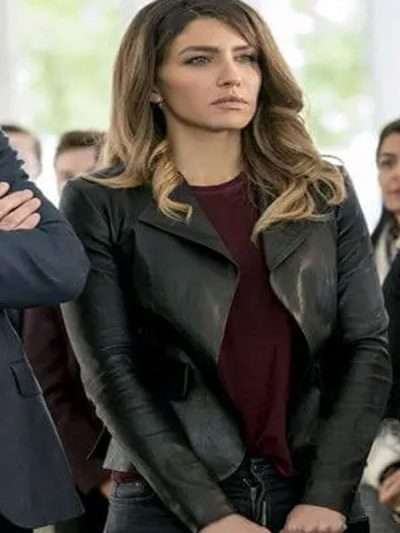 Black Canary Arrow Black Leather Jacket